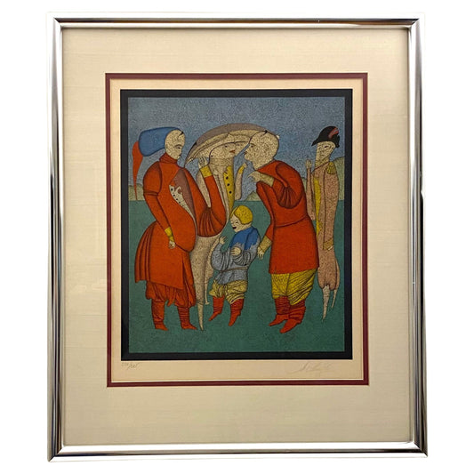 Mihail Chemiakin Color Lithograph Signed