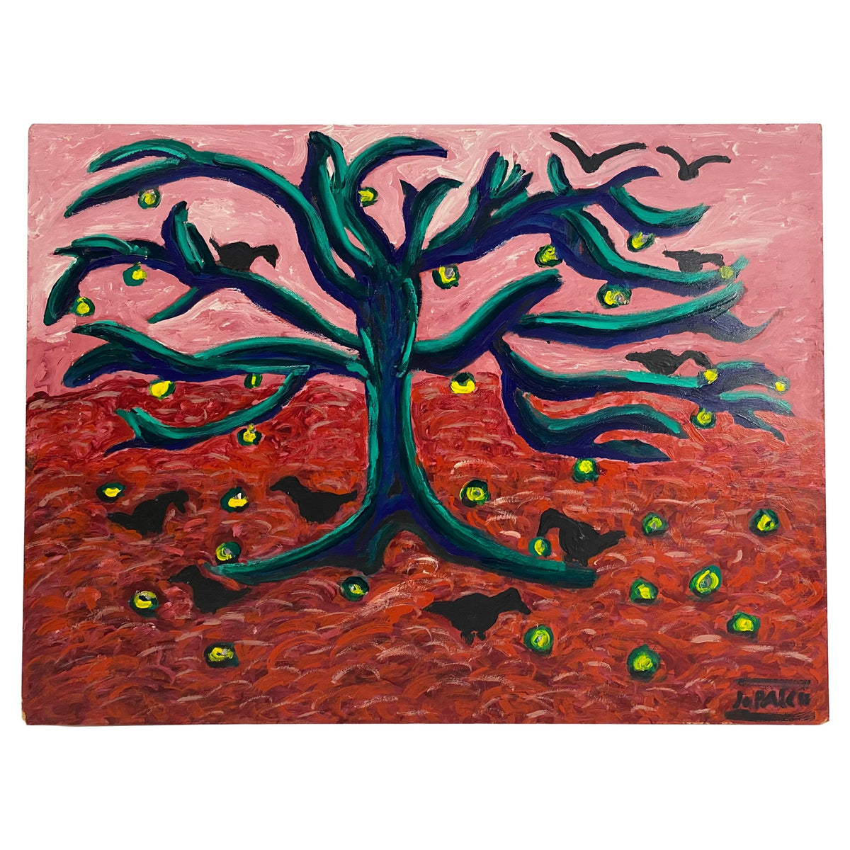 Jo Patch Oil on Board Painting