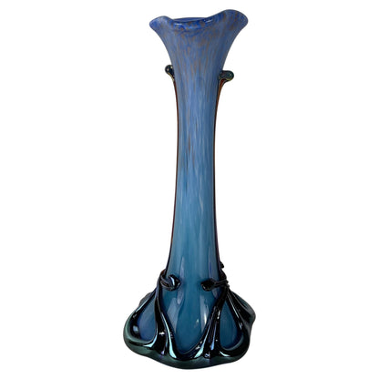 Biot France Art Deco Glass Vase Signed Jean Michel Operto