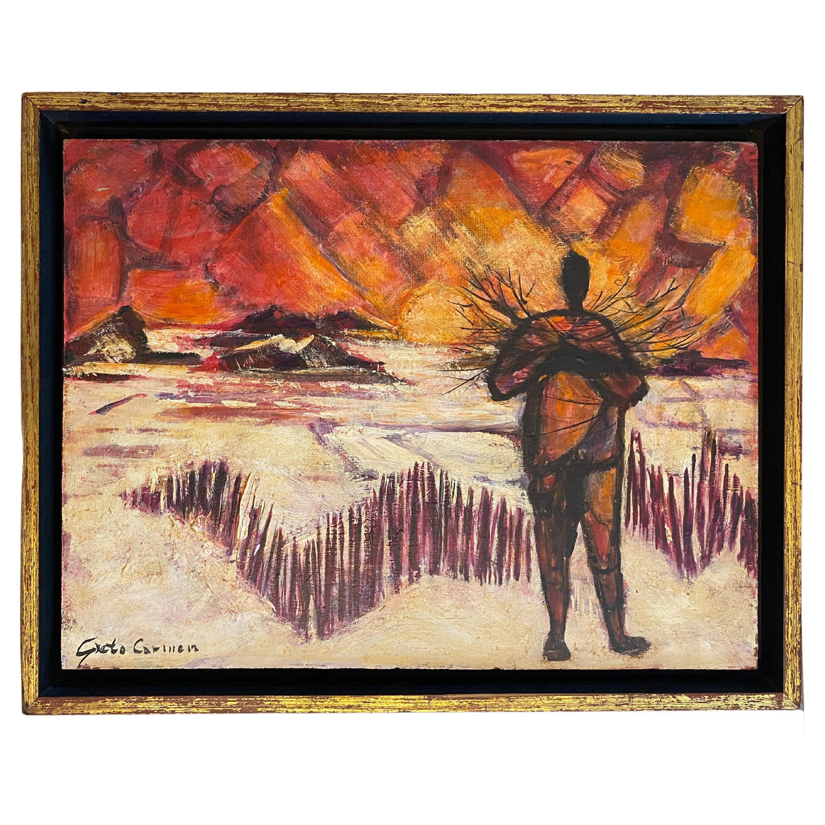 Figurative Oil Painting by Greta Carmen, American Modern Surrealism Painting
