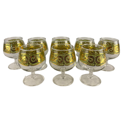 Culver Cordial Glasses Set of 8