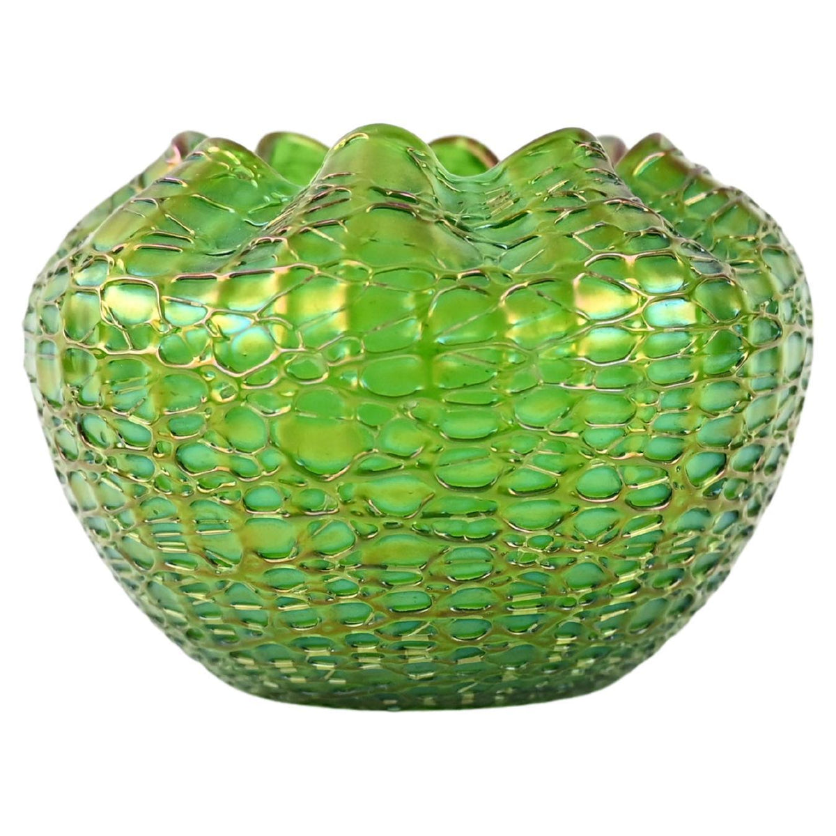 Loetz Art Nouveau Jugendstil Art Glass Bowl