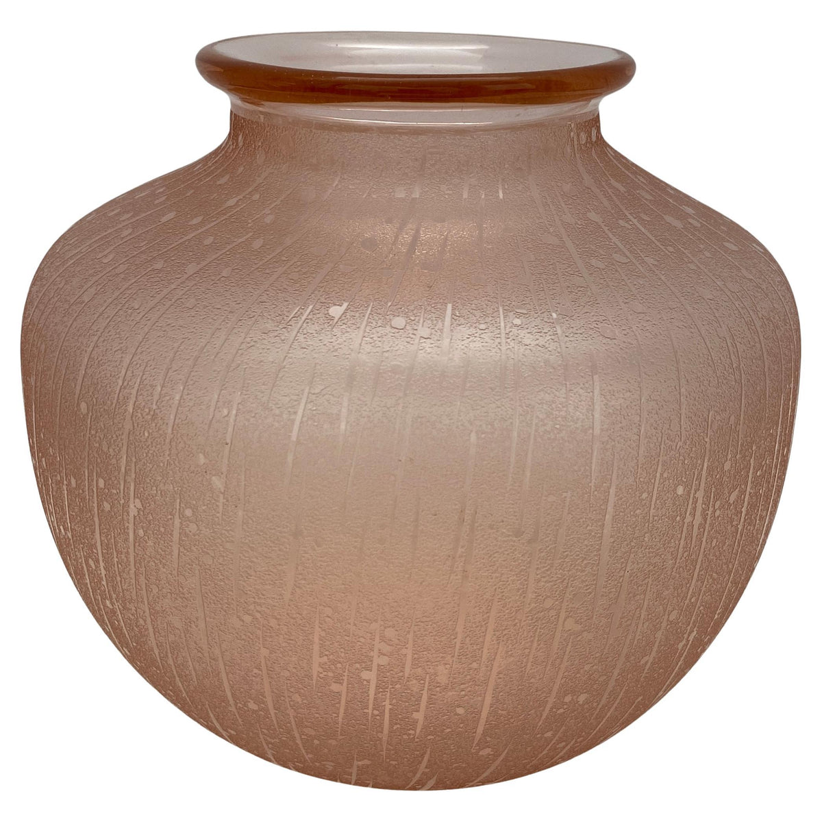 Schneider Art Deco Style Art Glass Vase