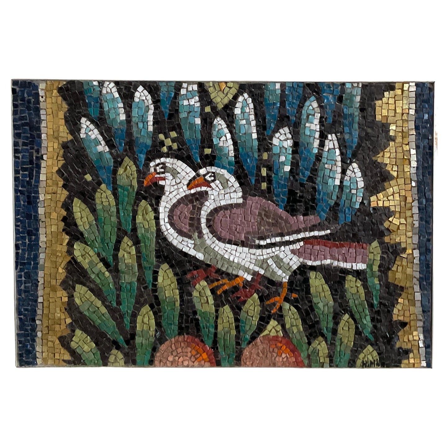 Heidi Melano Contemporary Sculptural Mosaic Wall Panel — detail 2