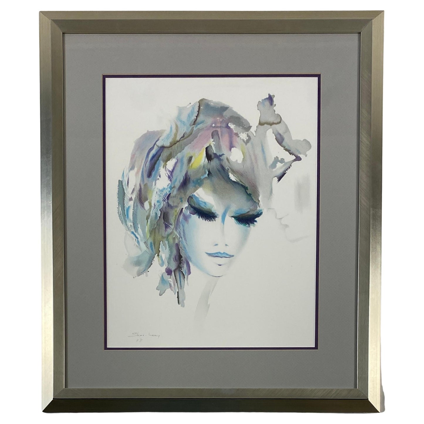 Original Watercolor Artist Proof by Shan Merry Titled "Nevada"