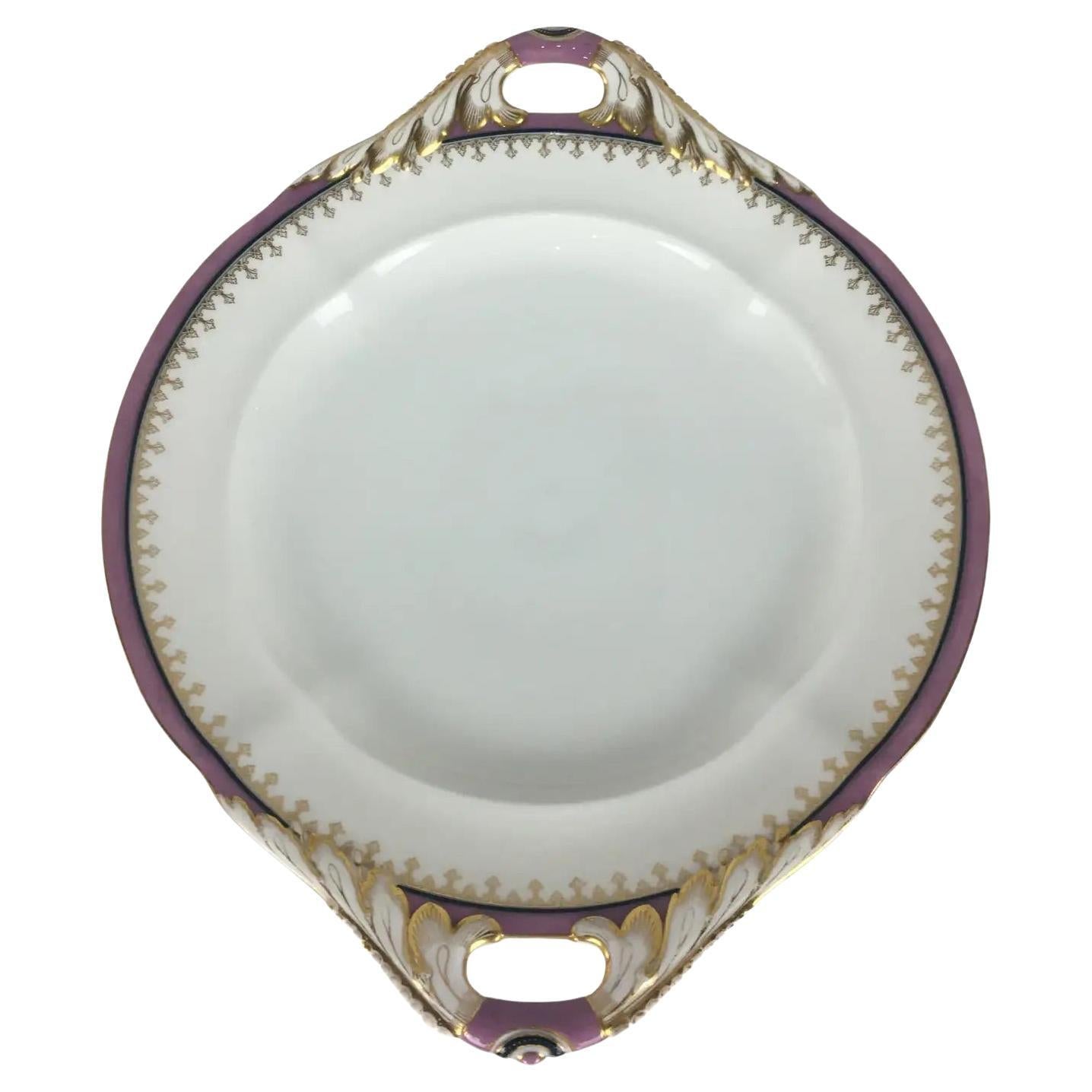 Set of 6 Limoges Porcelain Serving Dishes, Platters, Bowl and Gravy Boats Set