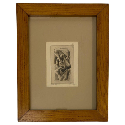 Warren Soned Aquatint Titled "Calcification"