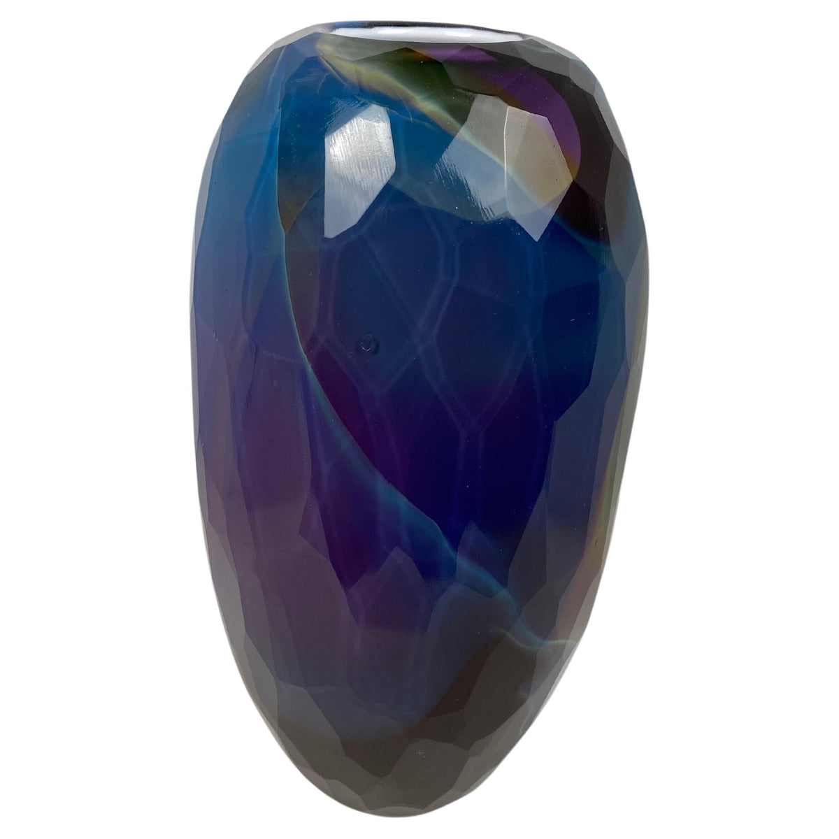 Joseph Hobbs Art Glass Flower Vase