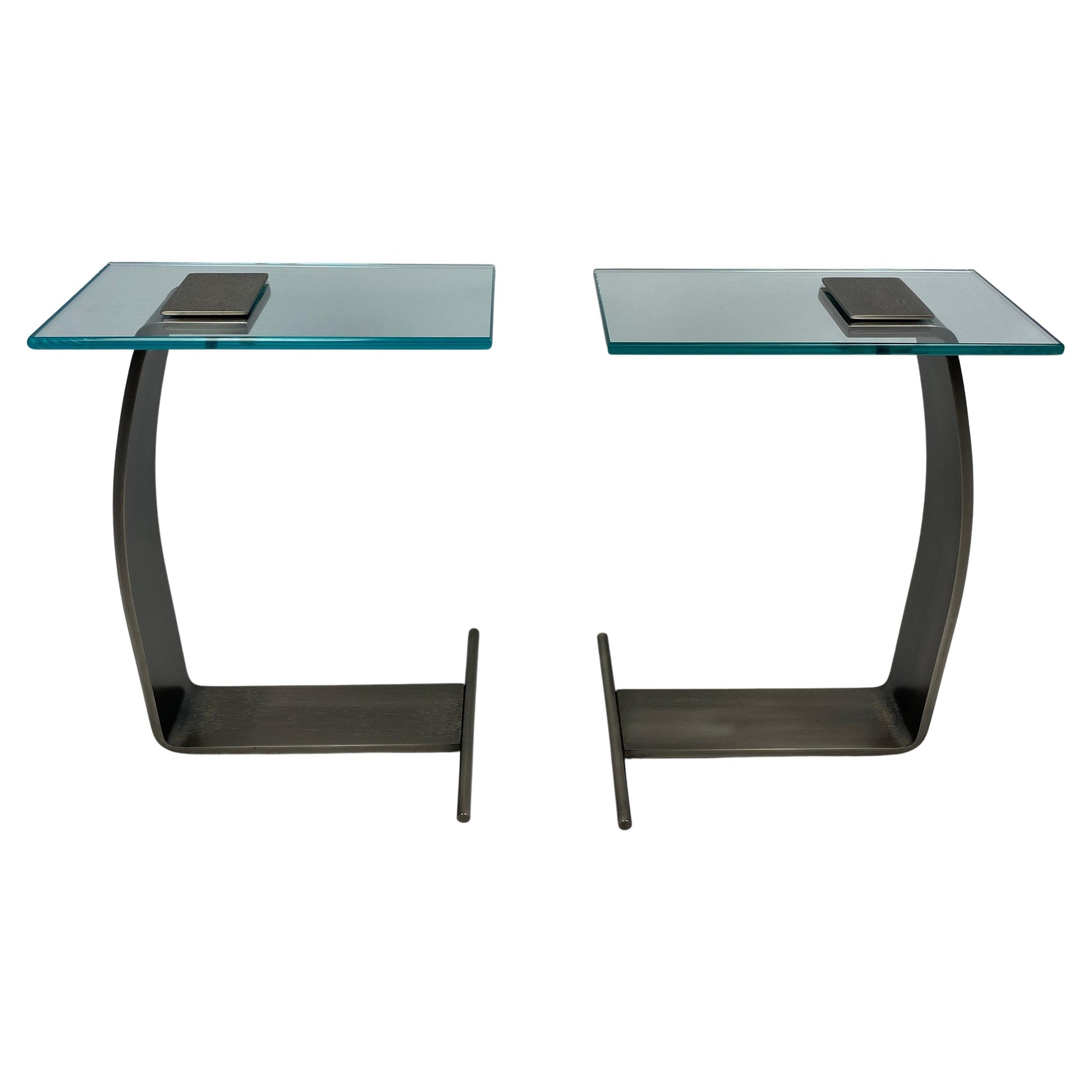 Pair Rick Berry Side Tables, Drink Tables from Design Institute of America