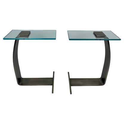 Pair Rick Berry Side Tables, Drink Tables from Design Institute of America