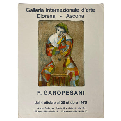 Ferruccio Garopesani Original Art Exhibition Poster