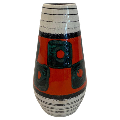 Small West Germany Ceramic Vase, Vintage Mid-Century Art Pottery