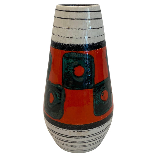 Small West Germany Ceramic Vase, Vintage Mid-Century Art Pottery