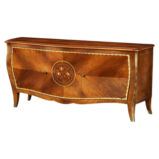 French Art Deco Buffet, Sideboard or Credenza in the style of Gaston Poisson — detail 2