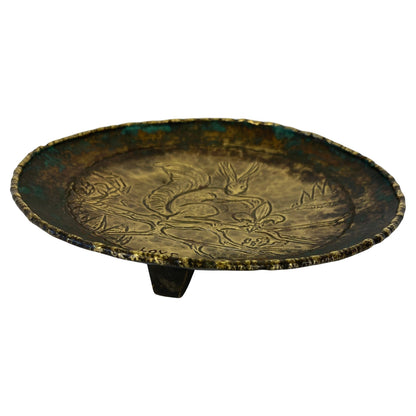 French Art Deco Bronze Catch All, Max Le Verrier Style Bronze Vide Poche Signed