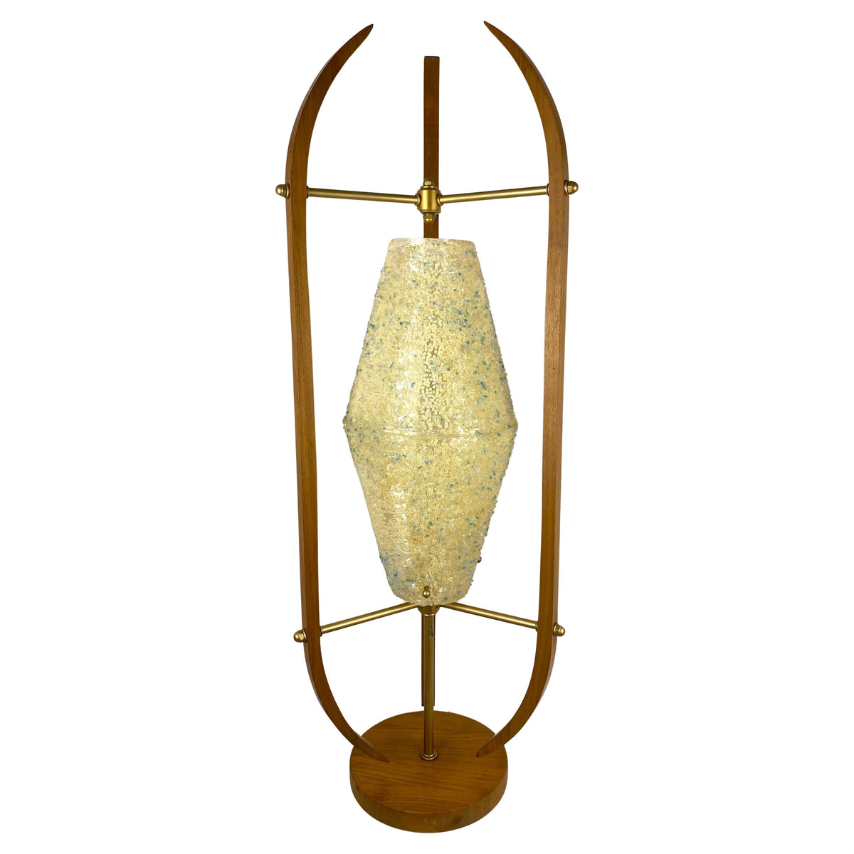 Mid Century Modern Sculpted Table Lamp attributed to Arthur Jacobs for Modeline