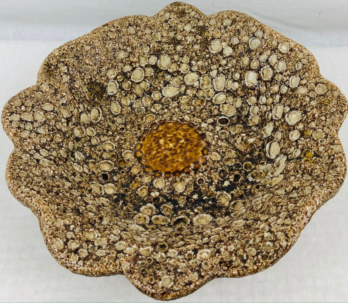 French Midcentury Fat Lava Style Bowl in the Manner of Charles Cart, 1960s — detail 7