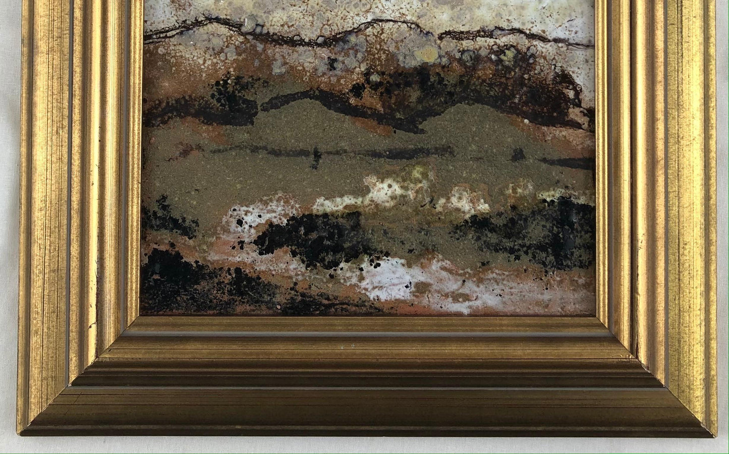 Framed Ceramic Tile Scenic Landscape Art — detail 4