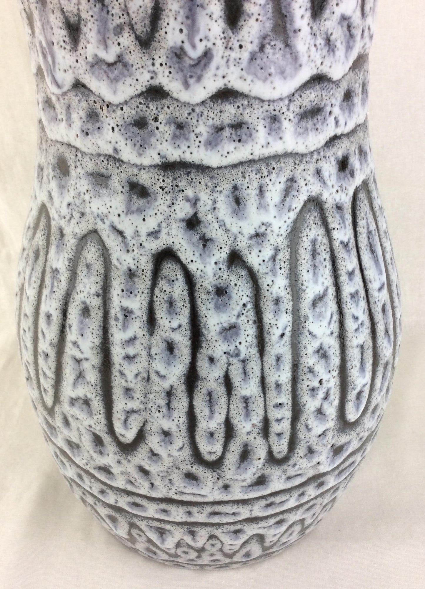 Midcentury French Ceramic Vase from Vallauris, Signed — detail 2