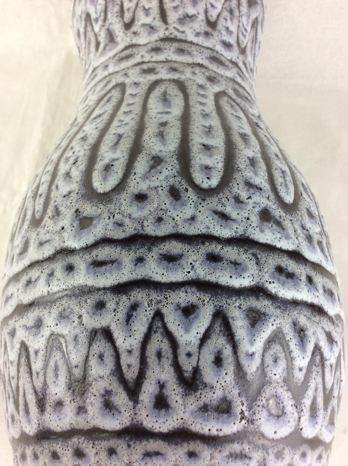 Midcentury French Ceramic Vase from Vallauris, Signed — detail 5