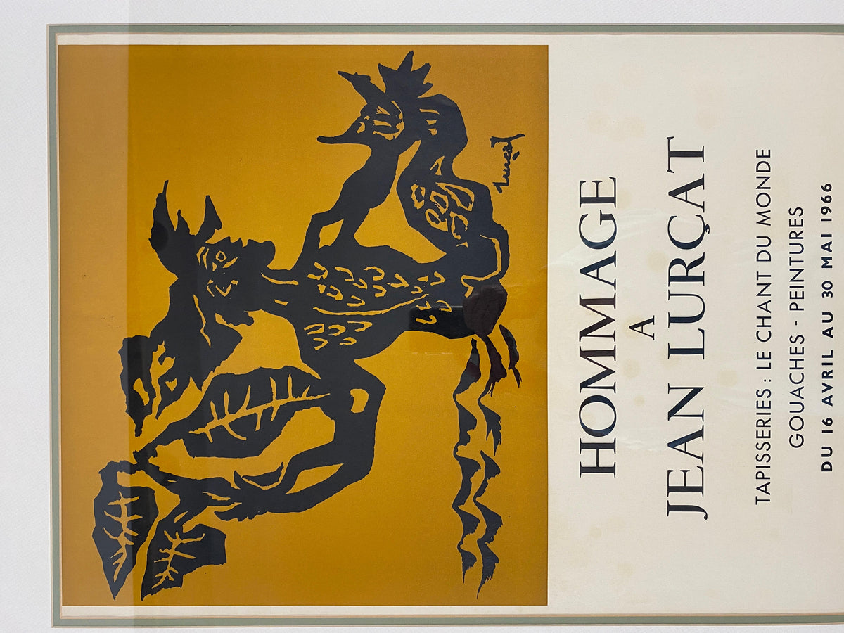 French Mid-20th Century Art Poster Tribute to Jean Lurcat — detail 2