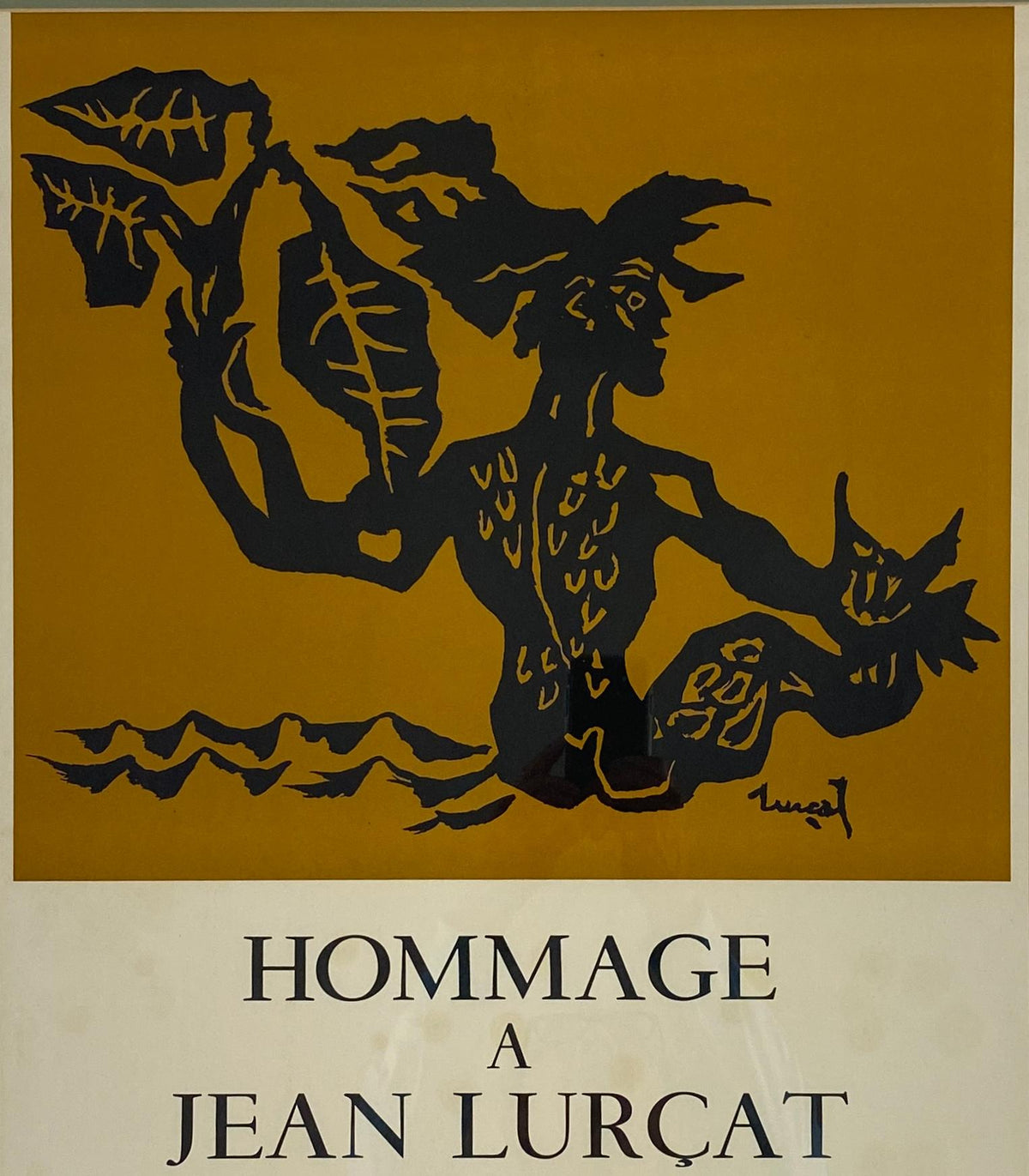 French Mid-20th Century Art Poster Tribute to Jean Lurcat — detail 4