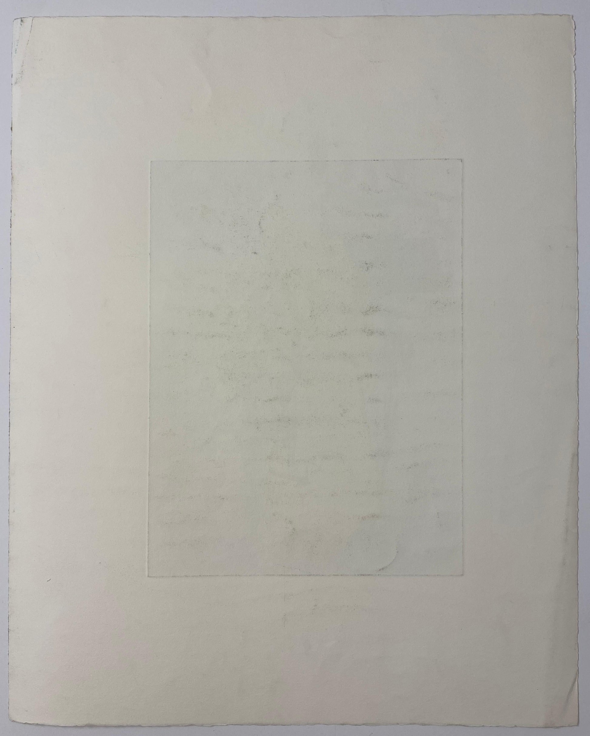 Original French Surrealist Engraving Print titled "l'espace d'un pitre #1/50 — detail 3