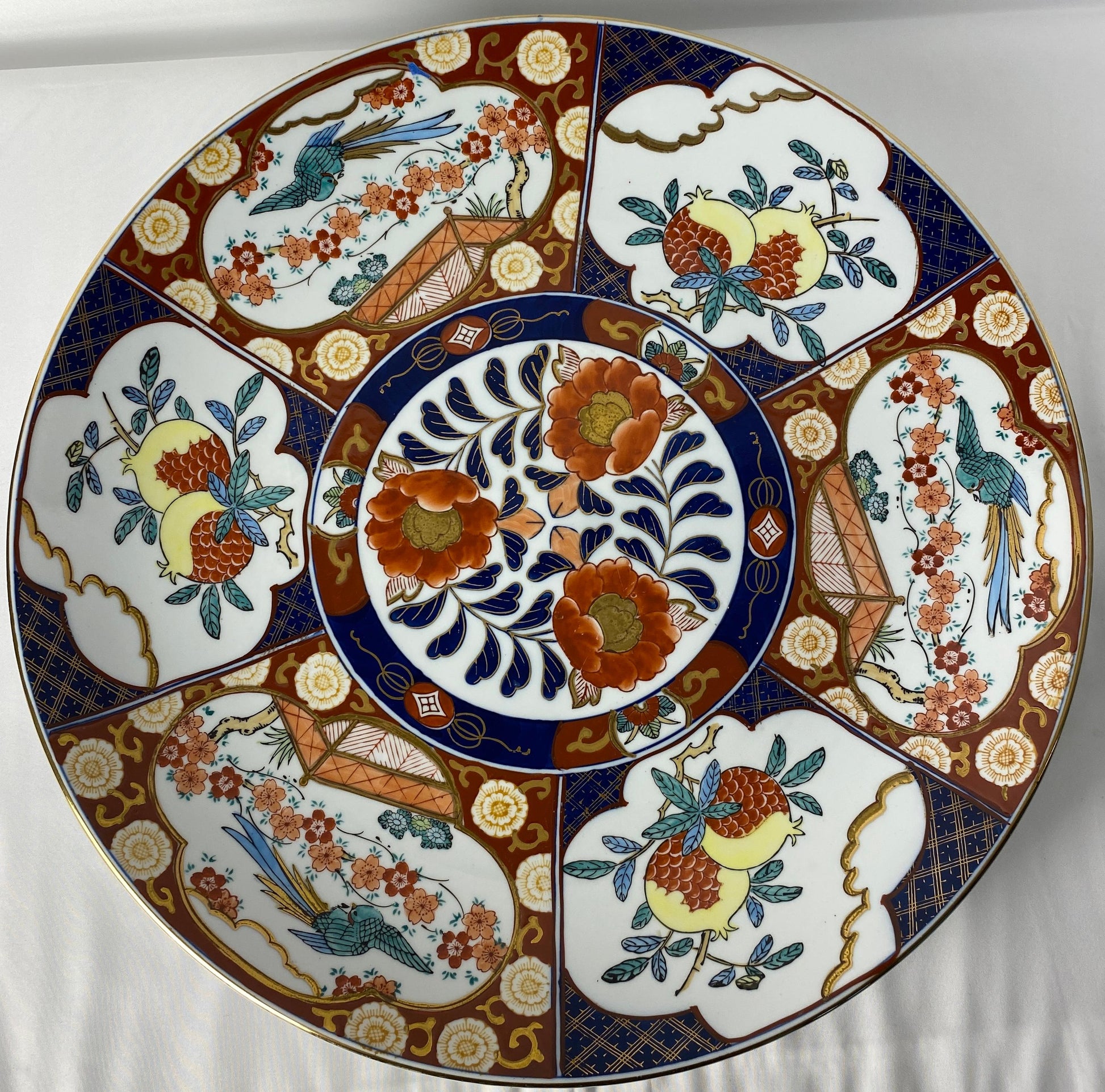 Large Japanese Imari Charger, Bowl or Platter — detail 3