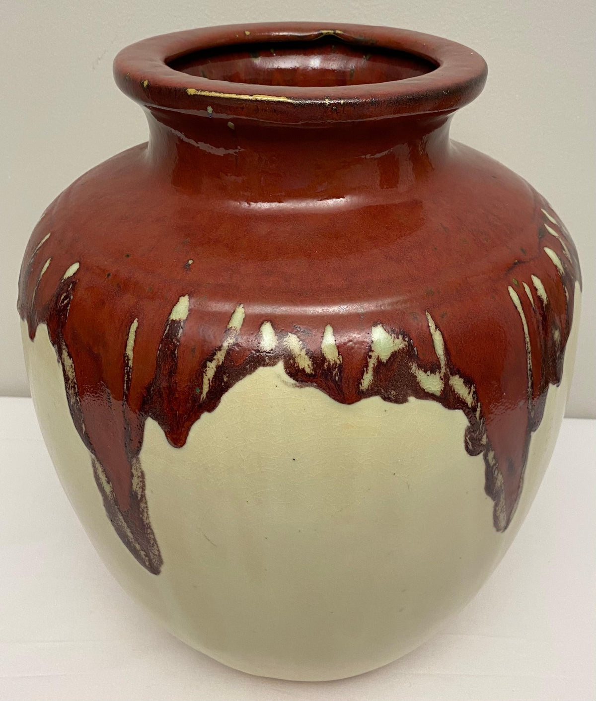 Large Southwest Style Ceramic Pottery Floor Vase or Centerpiece — detail 6