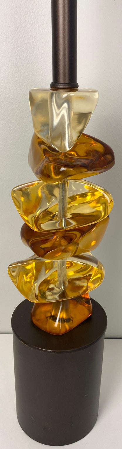 Pair of Mid-Century Sculpted Table Lamps — detail 5