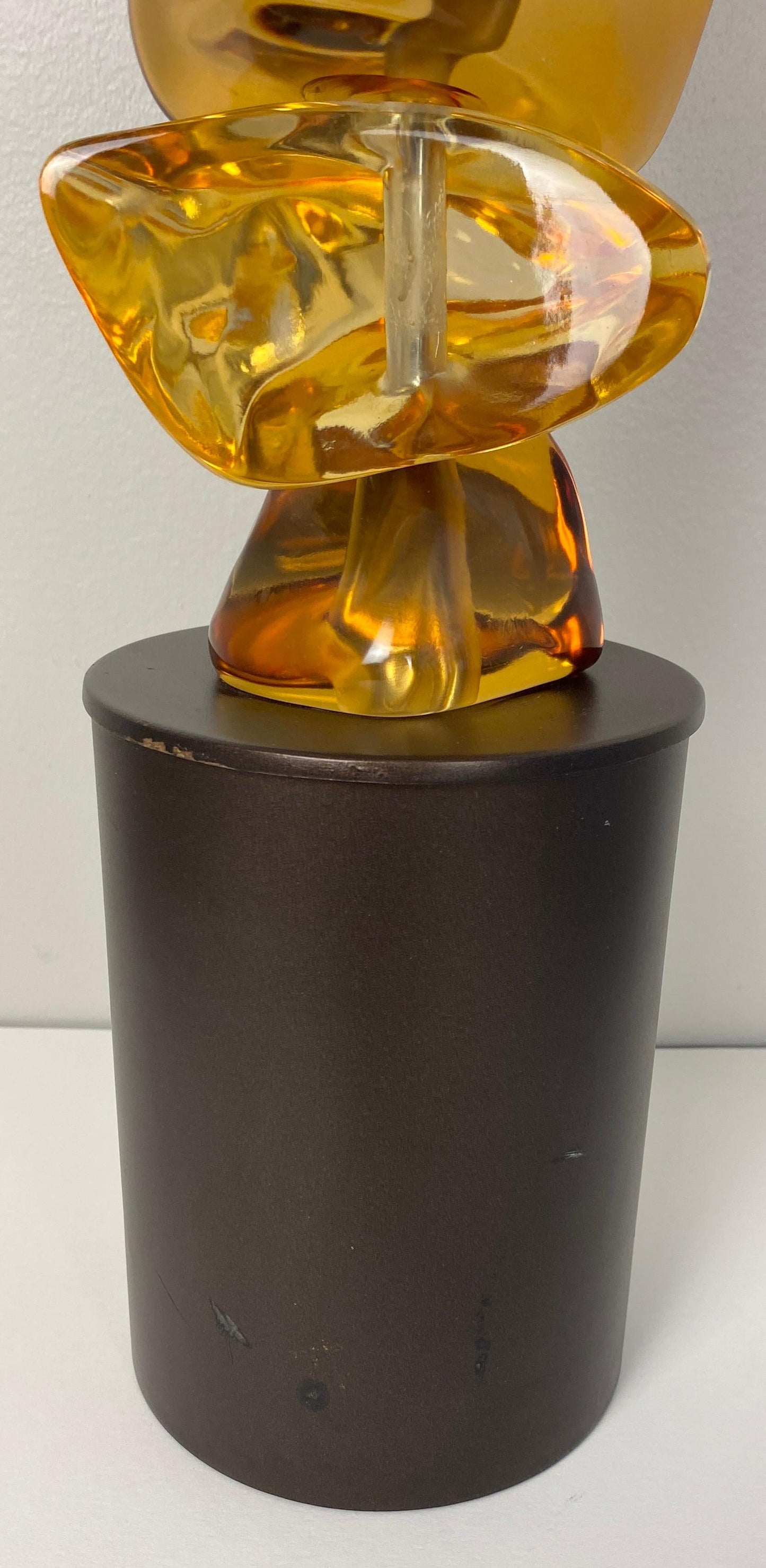 Pair of Mid-Century Sculpted Table Lamps — detail 4