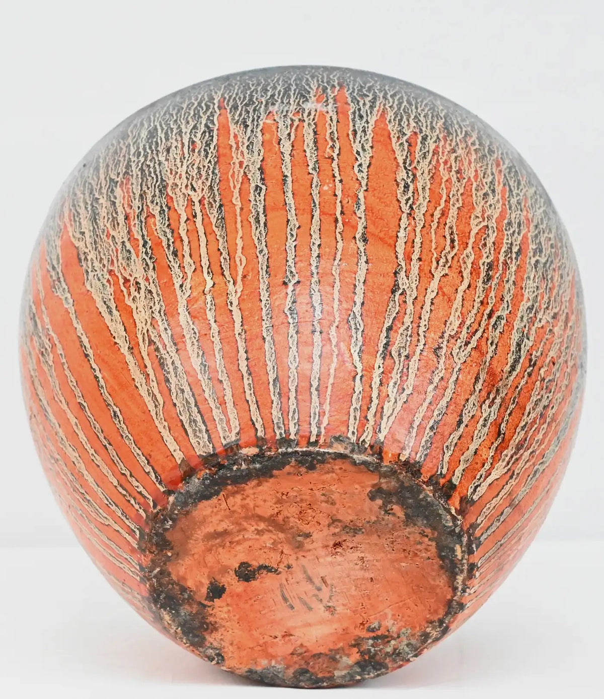 Midcentury Ceramic Planter Vase — detail 5