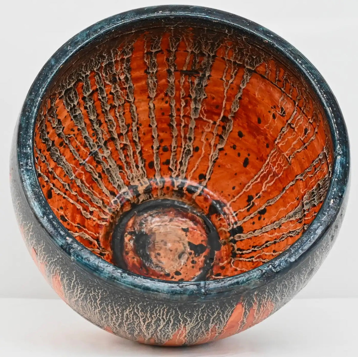 Midcentury Ceramic Planter Vase — detail 2