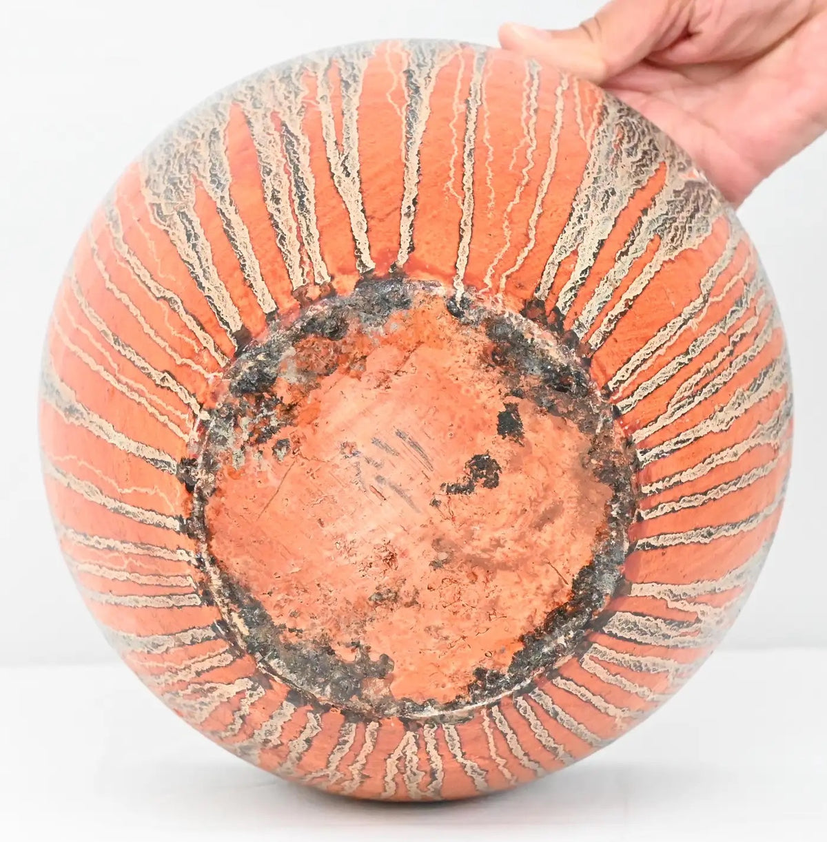 Midcentury Ceramic Planter Vase — detail 3
