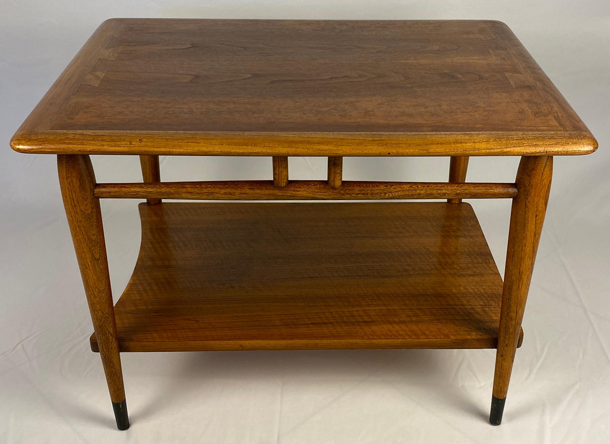 Scandinavian Style Wooden Coffee Table or End Table with Bottom Shelf — detail 8