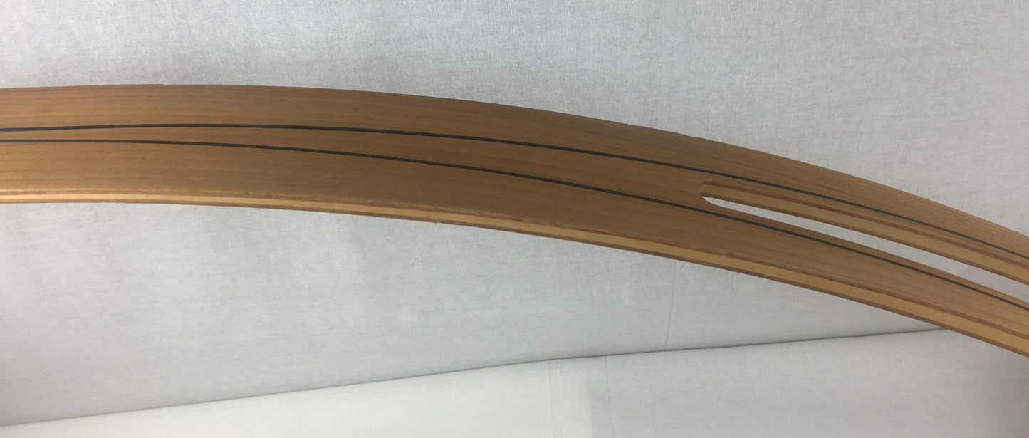 Contemporary Organic Modern Table Lamp Oakwood Base Signed — detail 8