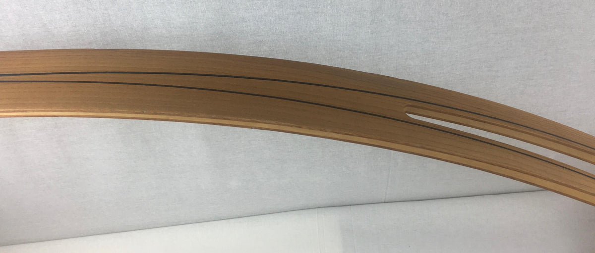 Contemporary Organic Modern Table Lamp Oakwood Base Signed — detail 8