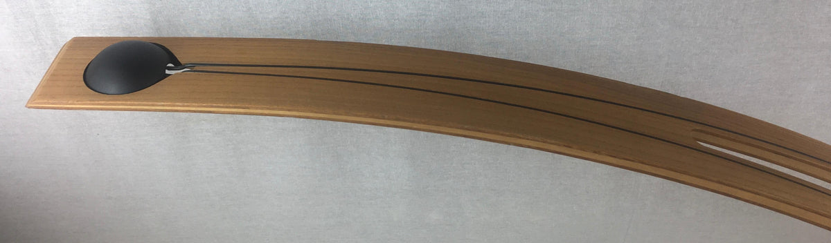 Contemporary Organic Modern Table Lamp Oakwood Base Signed — detail 3