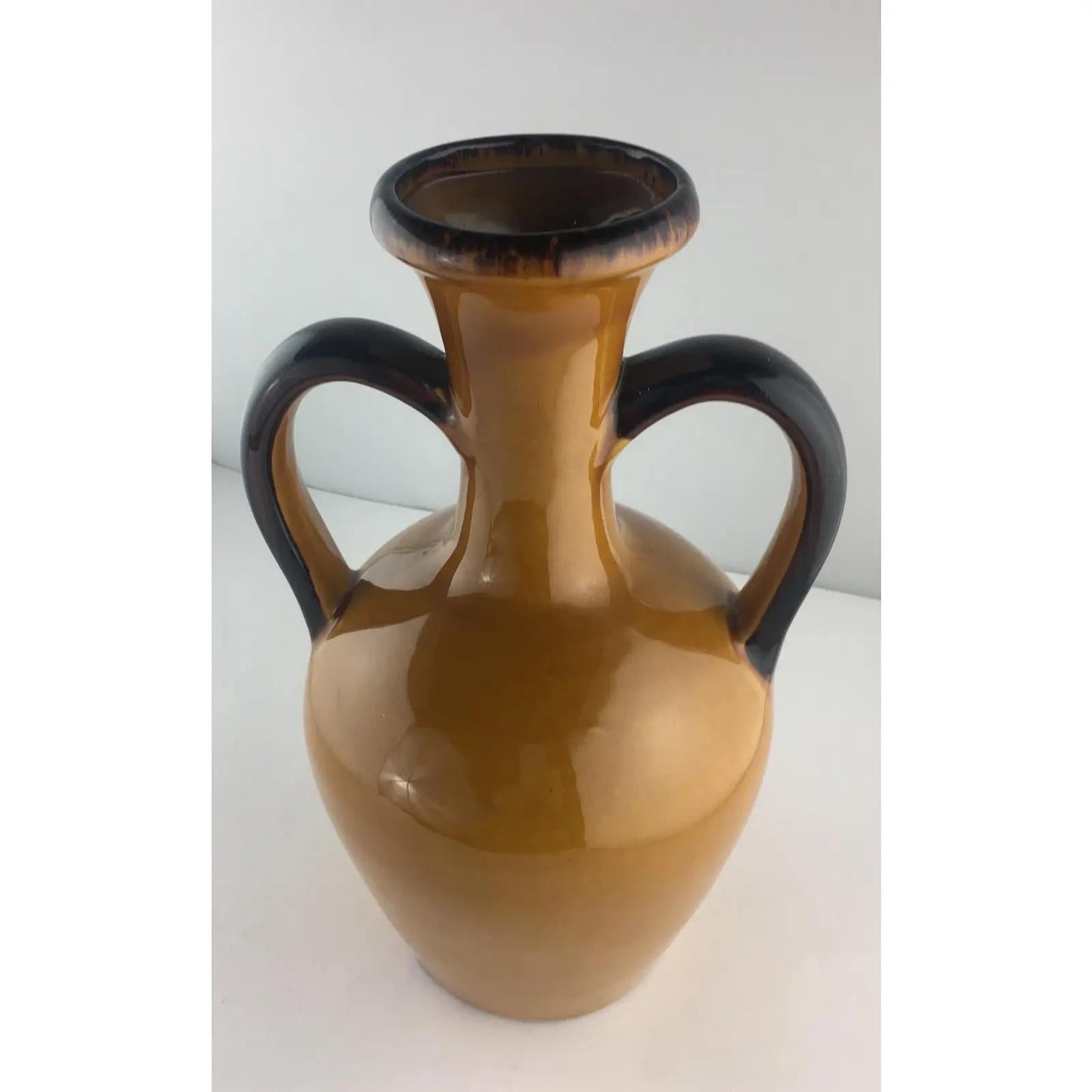 Large Vallauris Style Mid-Century Ceramic Vase — detail 2