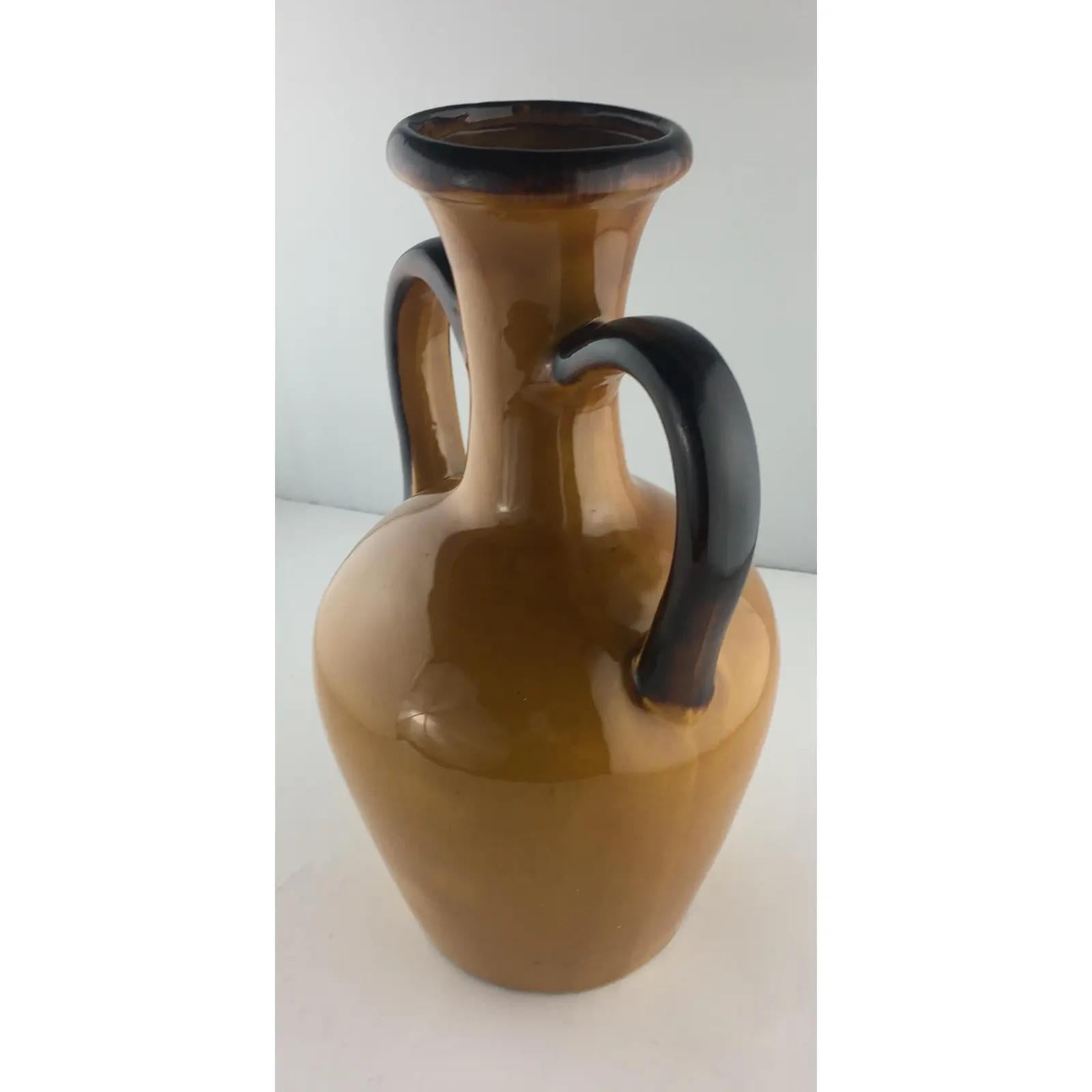 Large Vallauris Style Mid-Century Ceramic Vase — detail 9