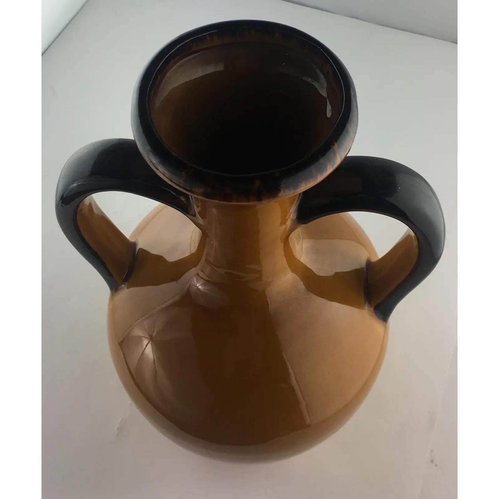 Large Vallauris Style Mid-Century Ceramic Vase — detail 5