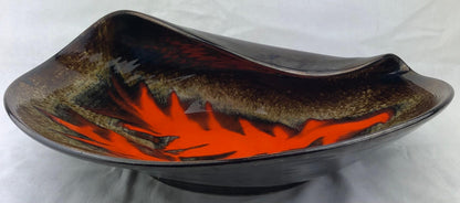 French Sculpted Ceramic Bowl from Vallauris in the manner of Gilbert Valentin — detail 5