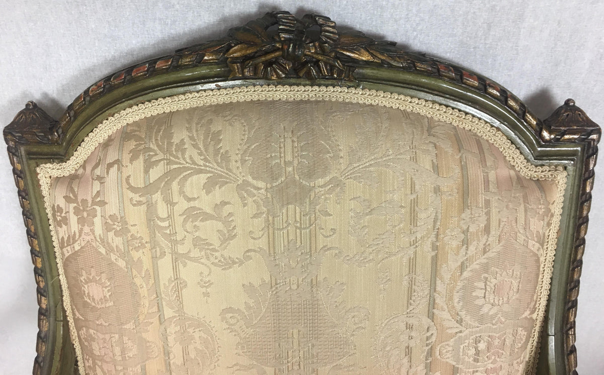 Pair of French Louis XVI Armchairs — detail 2