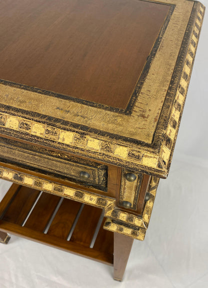 Pair of Teak End Tables, Danish Style Pair of Mid Century Nightstands — detail 2