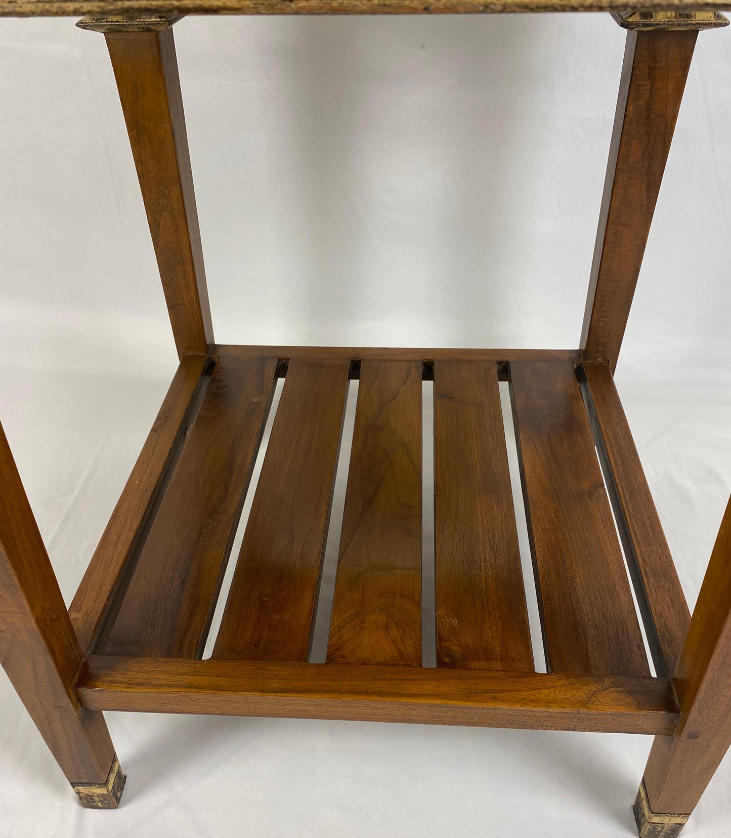 Pair of Teak End Tables, Danish Style Pair of Mid Century Nightstands — detail 5