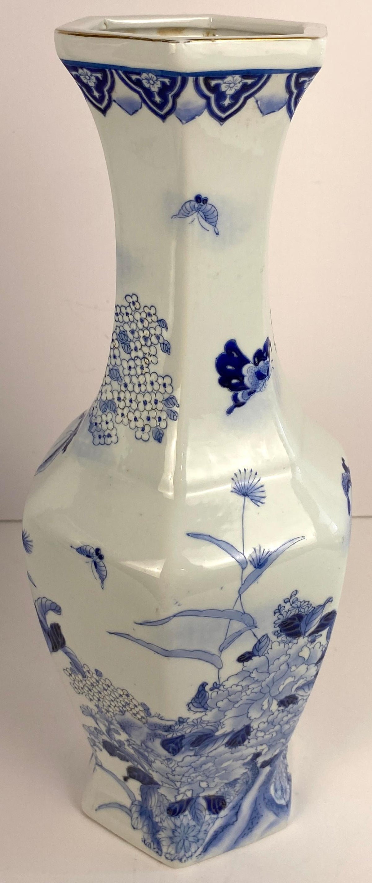 Chinese Blue and White Porcelain Jingdezhen Landscape Vases — detail 10