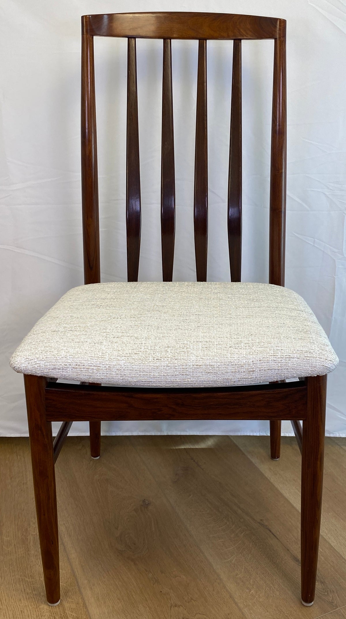 Pair of Mid-Century Modern "Eva" Dining Chairs by Niels Koefoed — detail 11