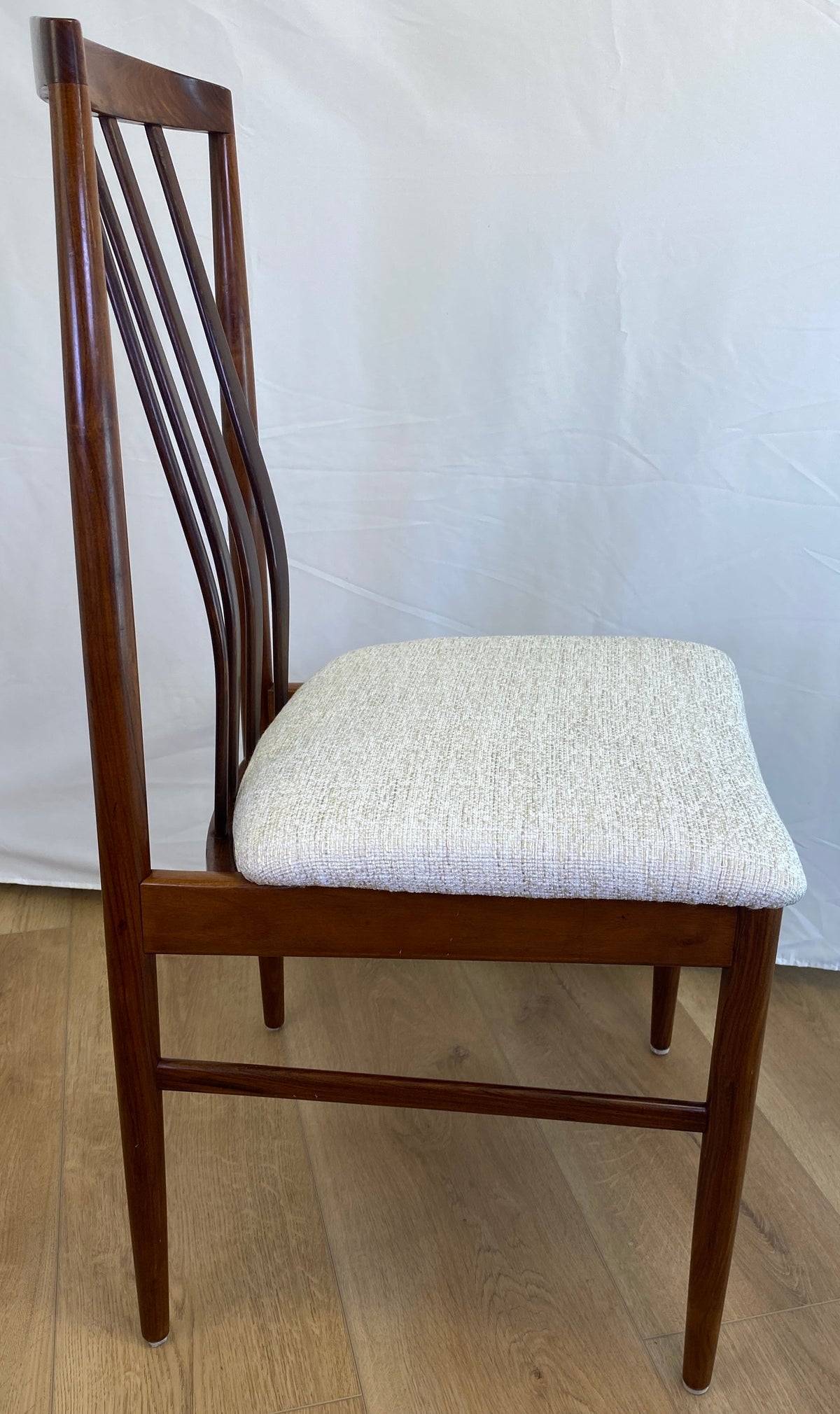 Pair of Mid-Century Modern "Eva" Dining Chairs by Niels Koefoed — detail 6