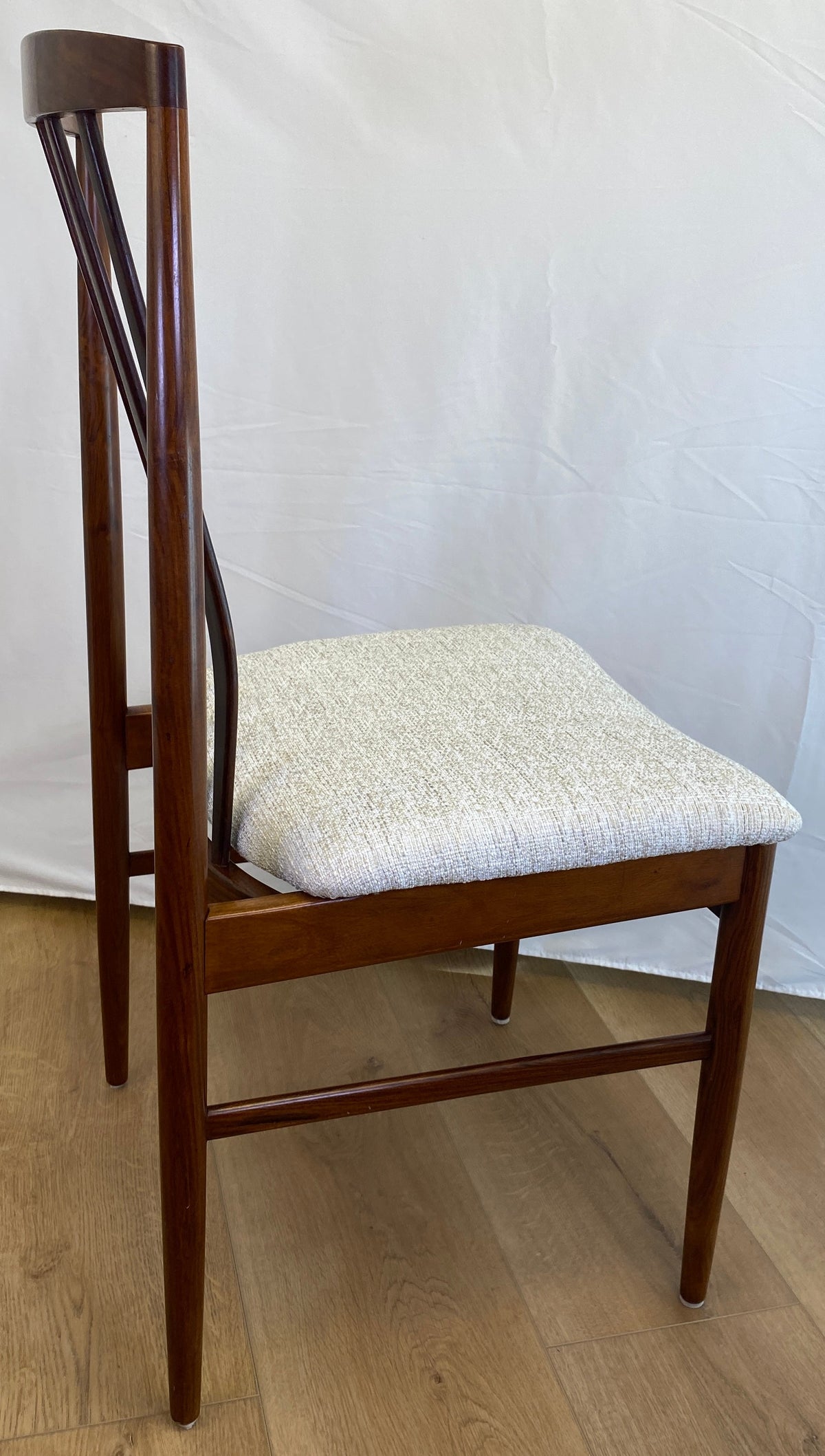 Pair of Mid-Century Modern "Eva" Dining Chairs by Niels Koefoed — detail 7