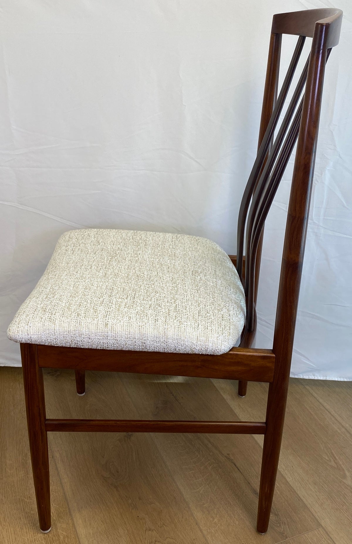 Pair of Mid-Century Modern "Eva" Dining Chairs by Niels Koefoed — detail 12
